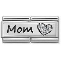 Nomination CLASSIC Double Link Heart Mom Charm 330731/06