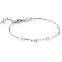 nomination bella silver three pearl bracelet 142654010