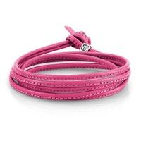 nomination fuchsia leather long bracelet 160001 011