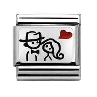 nomination classic couples love charm 33020810