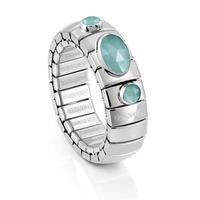 Nomination Extension - 3 Light Blue Jade Ring 043320 004