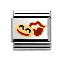 nomination valentine smile and mouth charm 030243 30