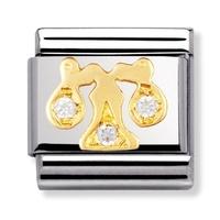 Nomination Zodiac - Cubic Zirconia Libra Charm 030302-0 07