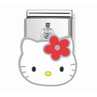 nomination hello kitty red flower enamel charm 031780 0 03