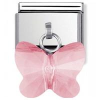 nomination swarovski pink butterfly charm 030604 0 11