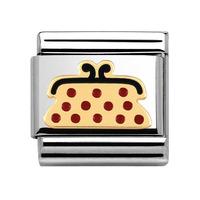 nomination pois red polka dot purse charm 030285 22