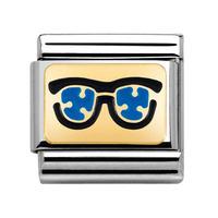 Nomination Pois - Blue Sunglasses Charm 030284 03