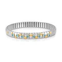 nomination extension 8 white opal 18ct gold bracelet 044602 022