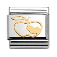 nomination madame monsieur apple charm 030162 0 05