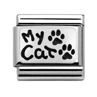 Nomination My Family My Cat Charm 330102/36