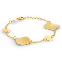 Nomination Ninfea - Gold Plated 4 Leaf Bracelet 142840 008