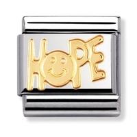 Nomination Stainless Steel Writings - Hope Charm 030107-0 07
