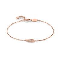 nomination angels sparkling rose gold wing bracelet 145320011