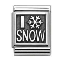 Nomination BIG Symbols I Love Snow Charm 332111/07