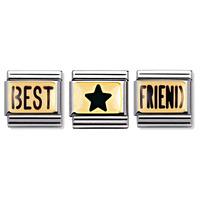 nomination best friend charm set ncb033