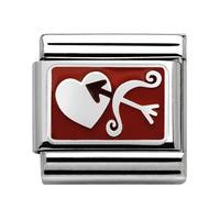 Nomination Plates - Bow and Arrow Charm 330208 05