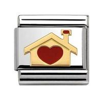 nomination love home with heart charm 030283 07