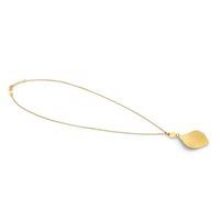 nomination ninfea gold plated leaf pendant 142842 008