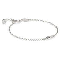 nomination gioie silver cubic zirconia infinity bracelet 146200010