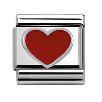 Nomination CLASSIC Honolulu Red Heart Charm 330202/17