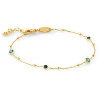 Nomination Bella - Gold Plated Blue Cubic Zirconia Bracelet 142627 024