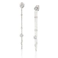 Nomination Bella - Silver Cubic Zirconia Chain Earrings 142624 010