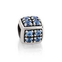 Nomination Pave - Blue Cube Charm 161202 003