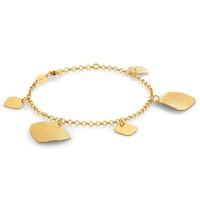 Nomination Ninfea - Gold Plated 4 Leaf Dropper Bracelet 142841 008