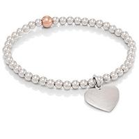 Nomination Elba Silver Rose Gold Plated Heart Bracelet 142512-0 001