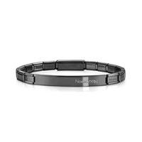 nomination trendsetter gunmetal bracelet 021113015