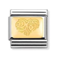 nomination valentine gilded heart charm 030121 20