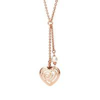 Nomination Roseblush Heart Pearl Pendant 131403/011