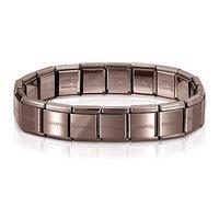 nomination composable big base copper tone bracelet