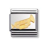 Nomination Composable Classic Trumpet Charm