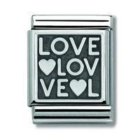 Nomination Composable Big Stainless Steel Love Charm