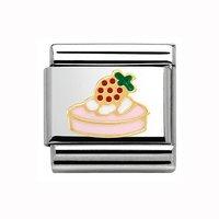 Nomination Composable Classic Strawberry Cake Charm