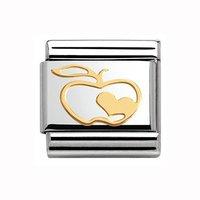 Nomination Composable Classic Apple Heart Charm