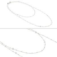 Nomination Bella Collection Silver and Zirconia 100cm Necklace