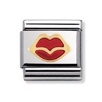 Nomination Composable Classic Red Lips Charm