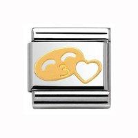 Nomination Composable Classic Smile with Heart Charm