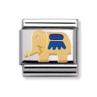 Nomination Composable Classic Blue Enamel Elephant Charm