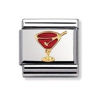 nomination composable classic cocktail glass charm