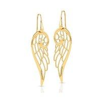 Nomination Angel Large Wing Hook Earring In 24ct Yellow Gold