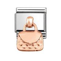 Nomination 9ct Rose Gold Composable Classic Hanging Hand Bag Charm
