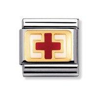 Nomination Composable Classic Red Cross Charm