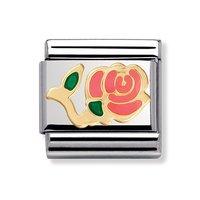 Nomination Composable Classic Pink Rose Charm