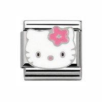 Nomination Composable Classic Hello Kitty Pink Flower Charm
