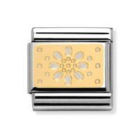 Nomination Composable Classic 18ct Gold Daisy Charm