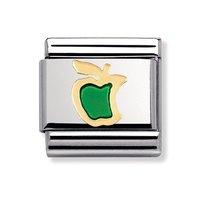 nomination composable classic green apple charm