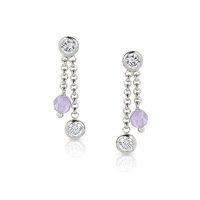 nomination bella lilac jade earrings